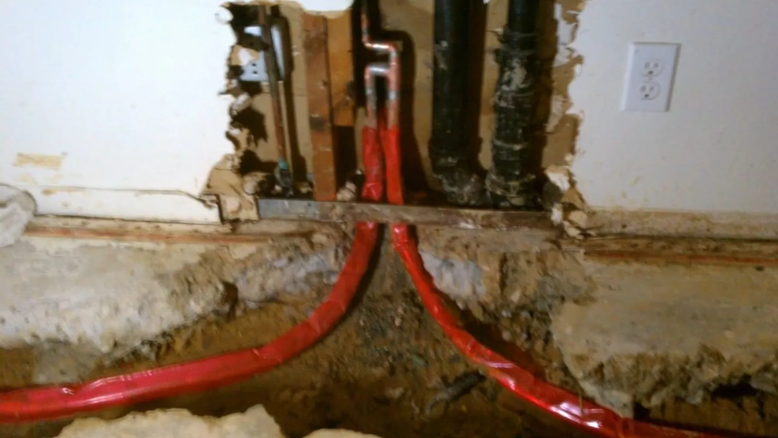 Copper stub-outs prepared for new fixture connections, related to Repiping & Whole-Home Pipe Replacement questions homeowners ask