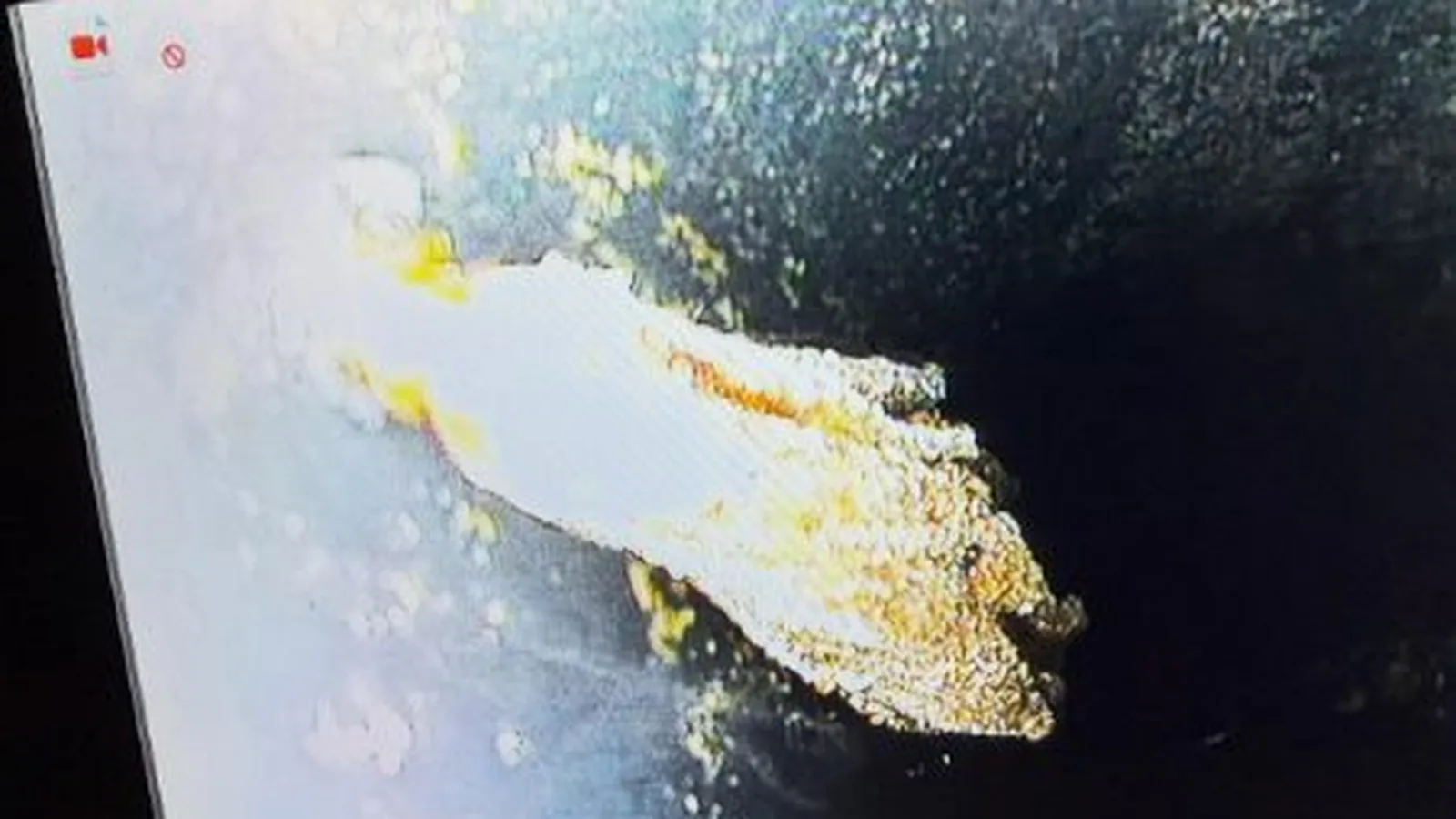 A thermal imaging scan used to locate a slab leak during Slab Leak Detection & Repair service in Alpharetta