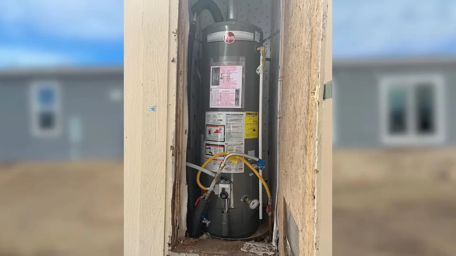 Corrosion visible on a water heater's inlet fitting, representing the Alpharetta GA Plumbing Pros team