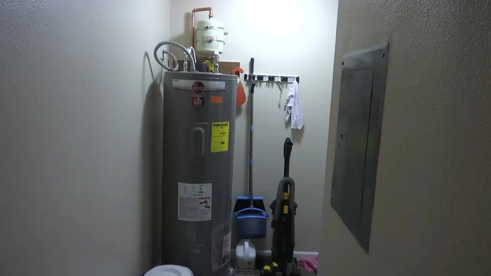 A water heater's pressure relief valve being tested, closing out the Alpharetta GA Plumbing Pros home page